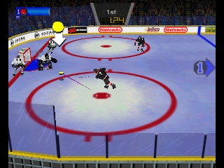 Wayne Gretzky's 3D Hockey '98 (Europe) (En,Fr,De,Es) In game screenshot